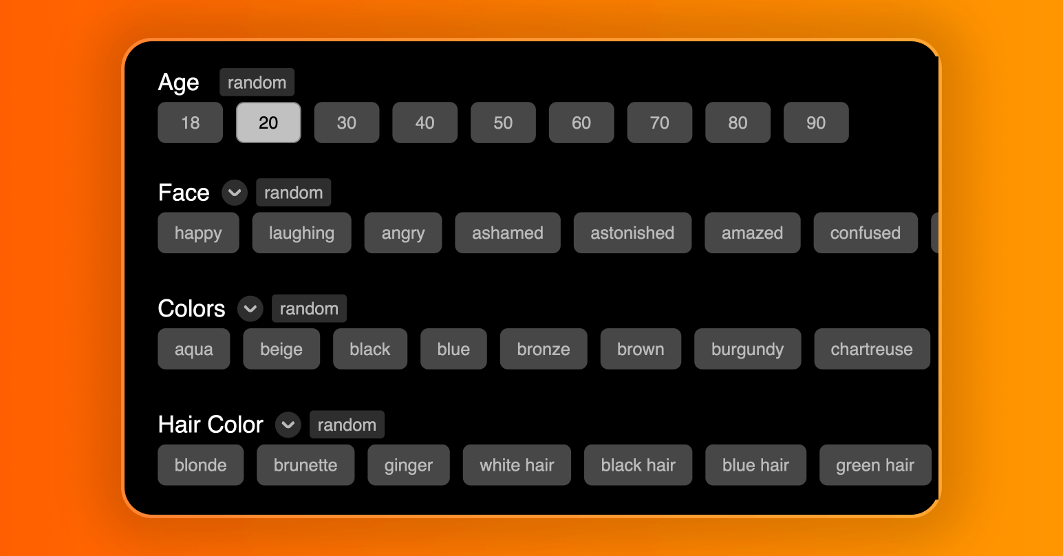 Soem of the tags you can use
