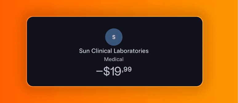 Secrets AI bank statement